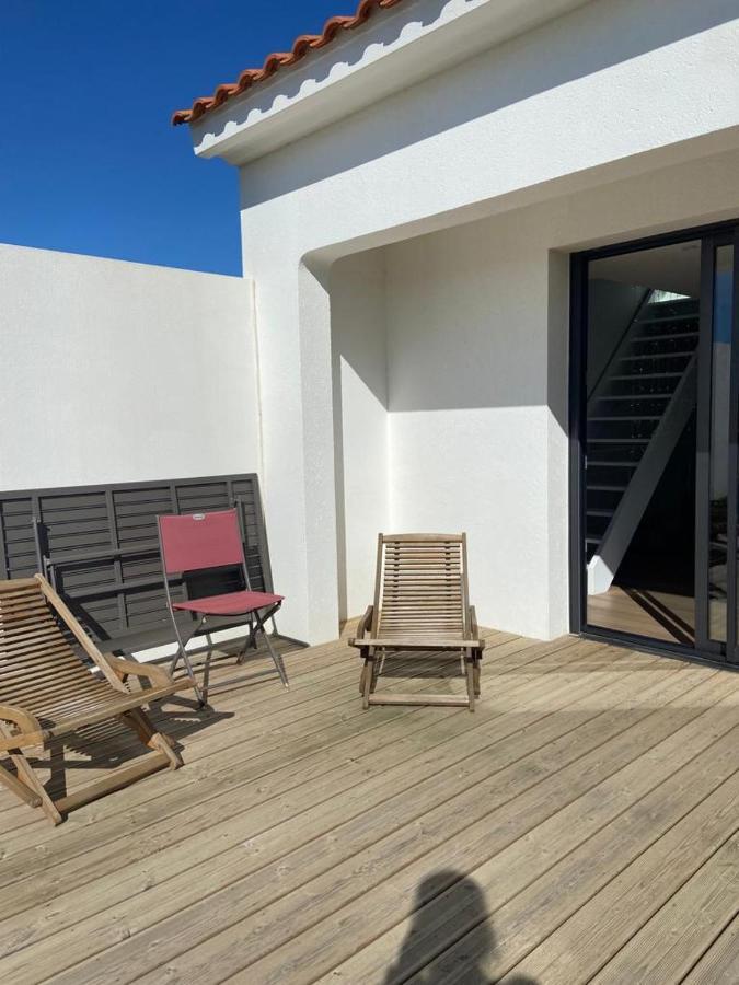 Jolie Villa Face Aux Dunes Et Mer Бретиньоль-сюр-Мер Экстерьер фото