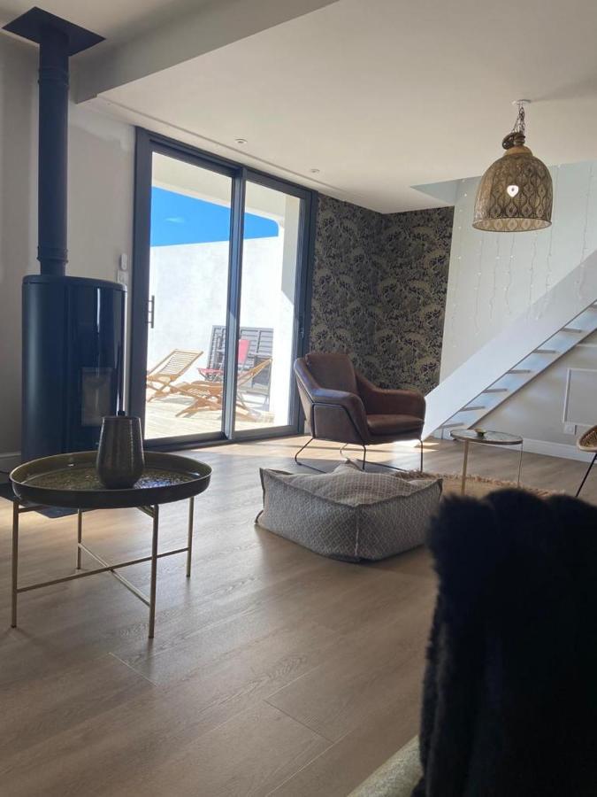 Jolie Villa Face Aux Dunes Et Mer Бретиньоль-сюр-Мер Экстерьер фото