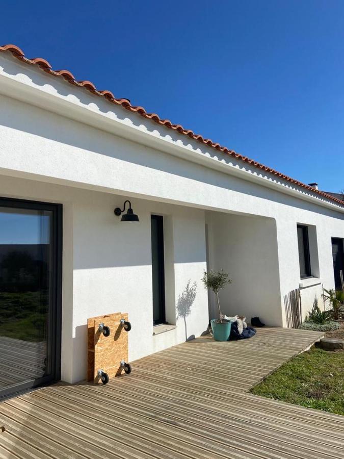 Jolie Villa Face Aux Dunes Et Mer Бретиньоль-сюр-Мер Экстерьер фото